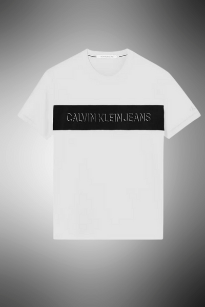 T-Shirt Bianca Calvin Klein Di Cotone Biologico