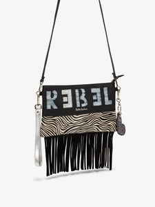 Minibag Frange - Zebrina Silver