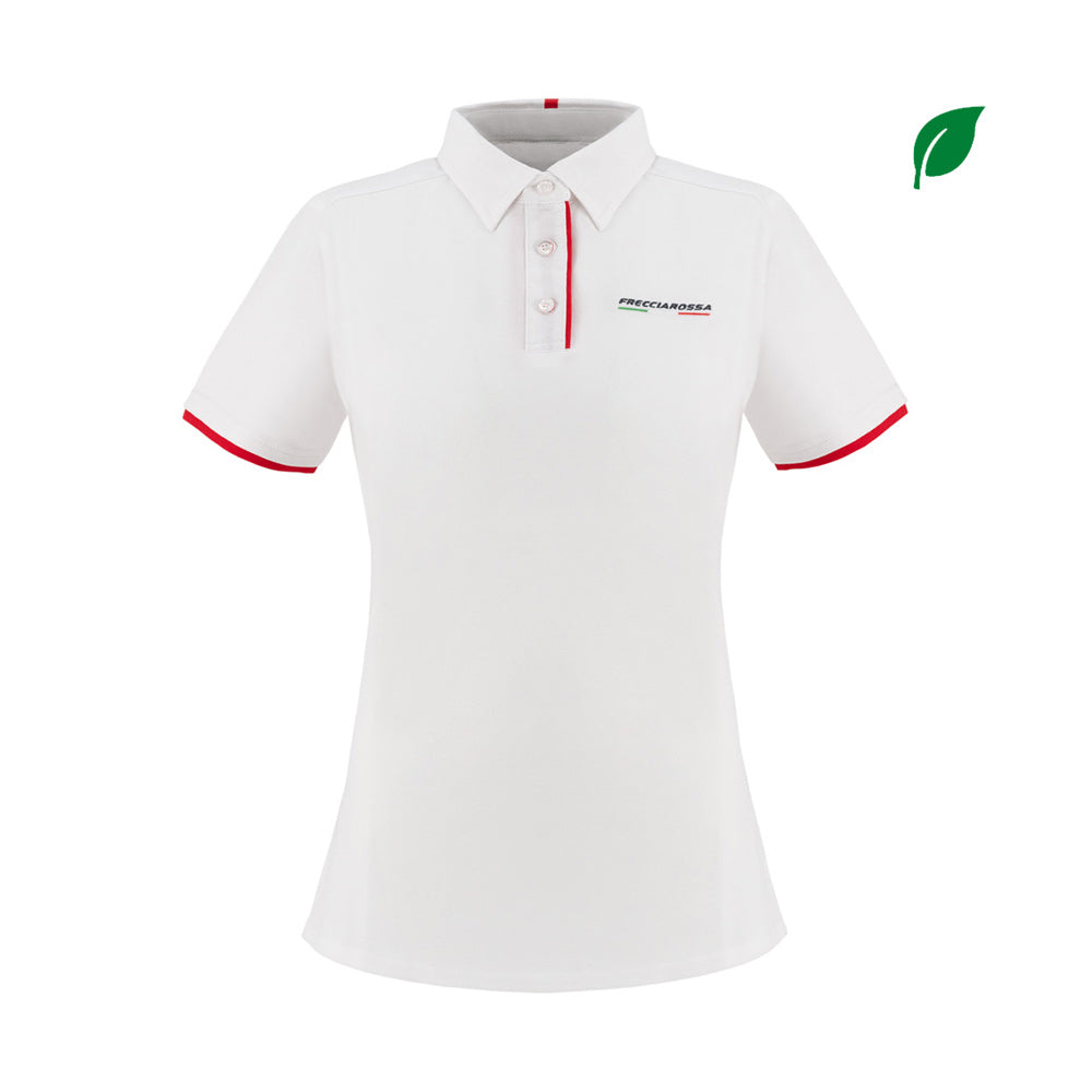 Polo Frecciarossa Donna Bianca