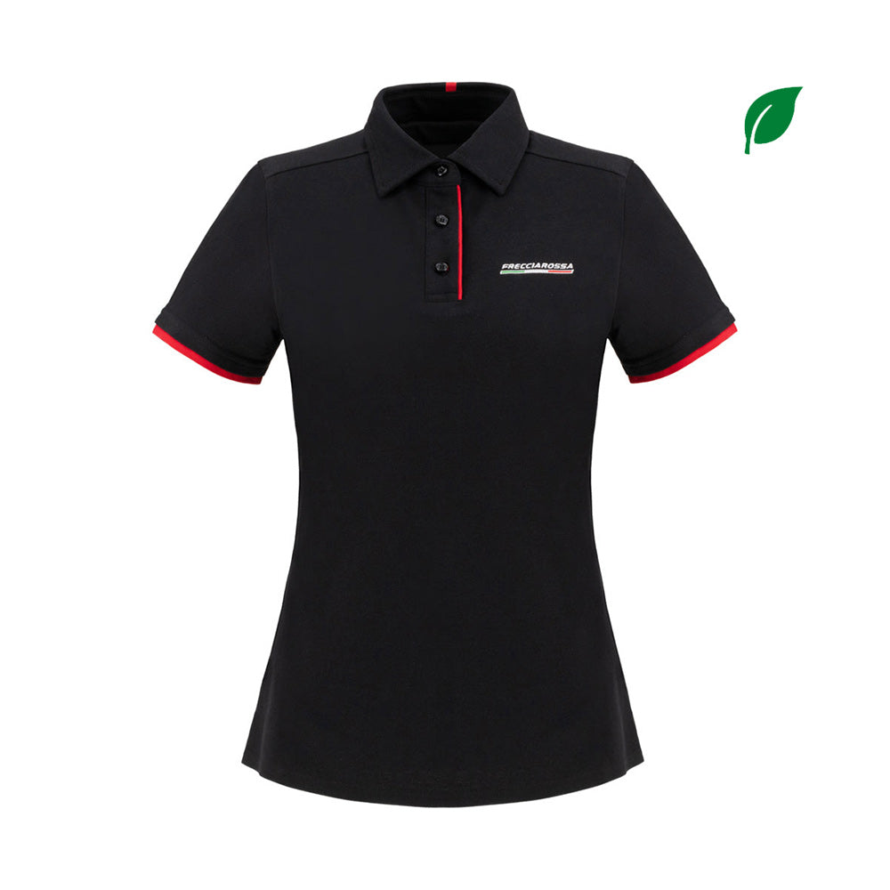 Polo Frecciarossa Donna Nera