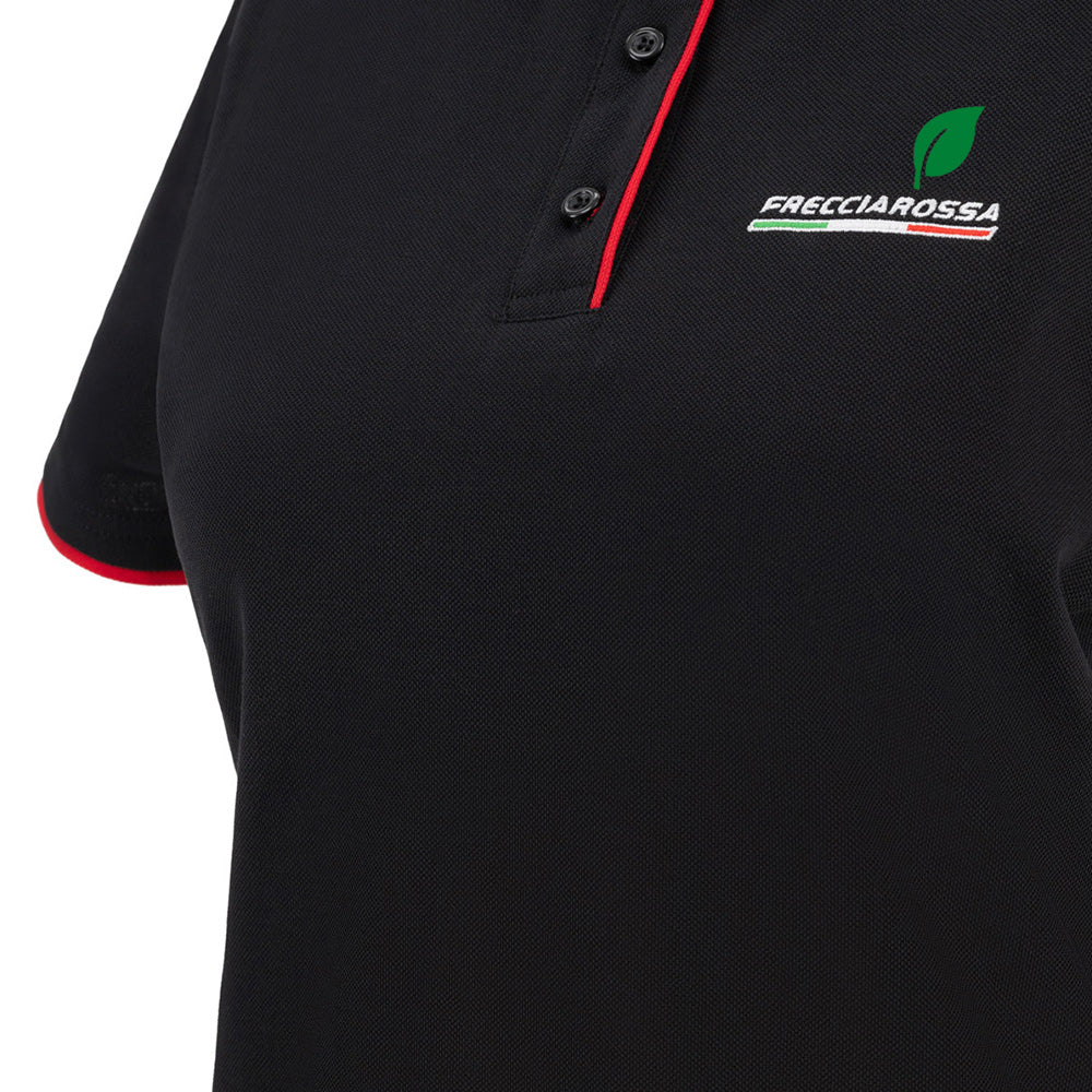 Polo Frecciarossa Donna Nera