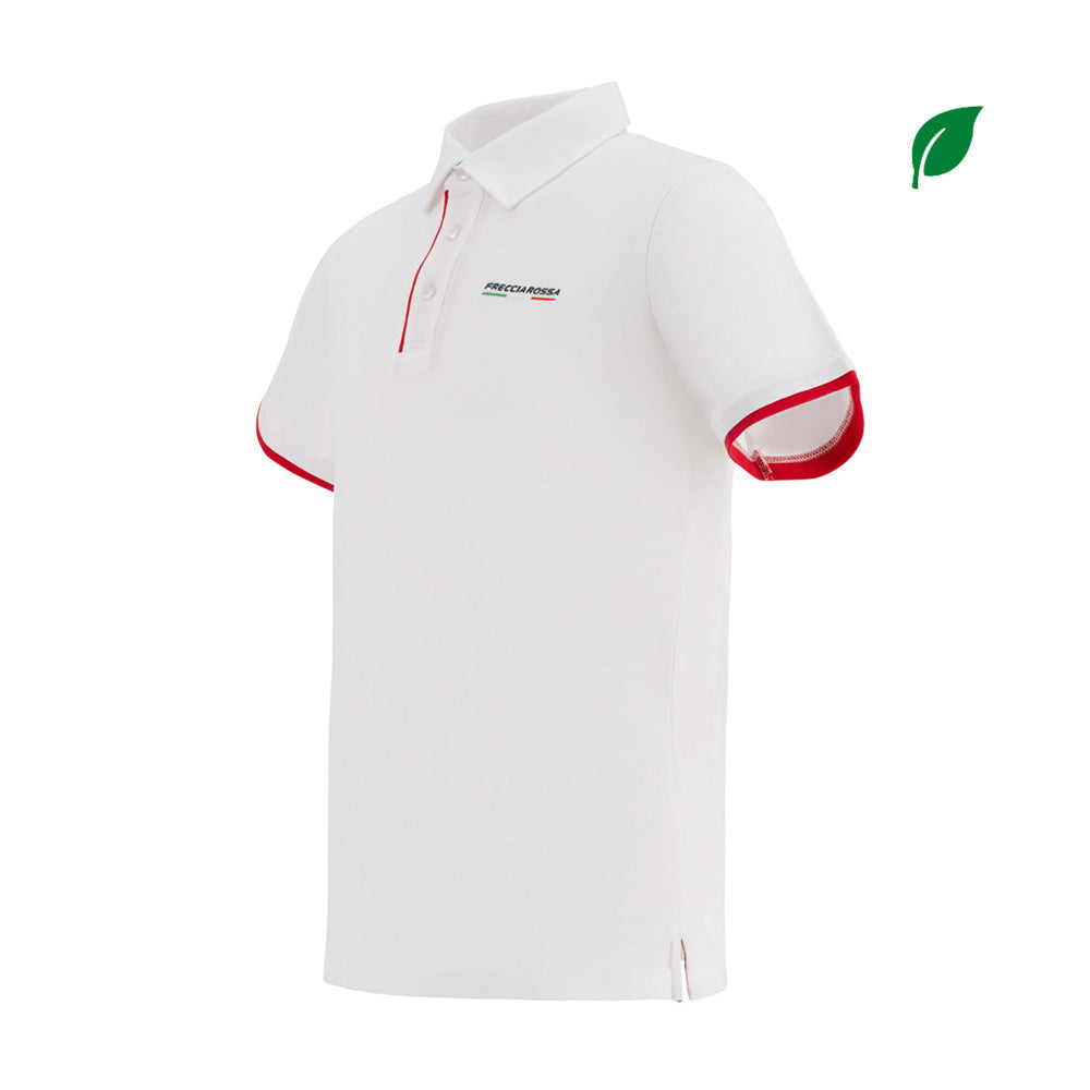 Polo Frecciarossa Uomo Bianca