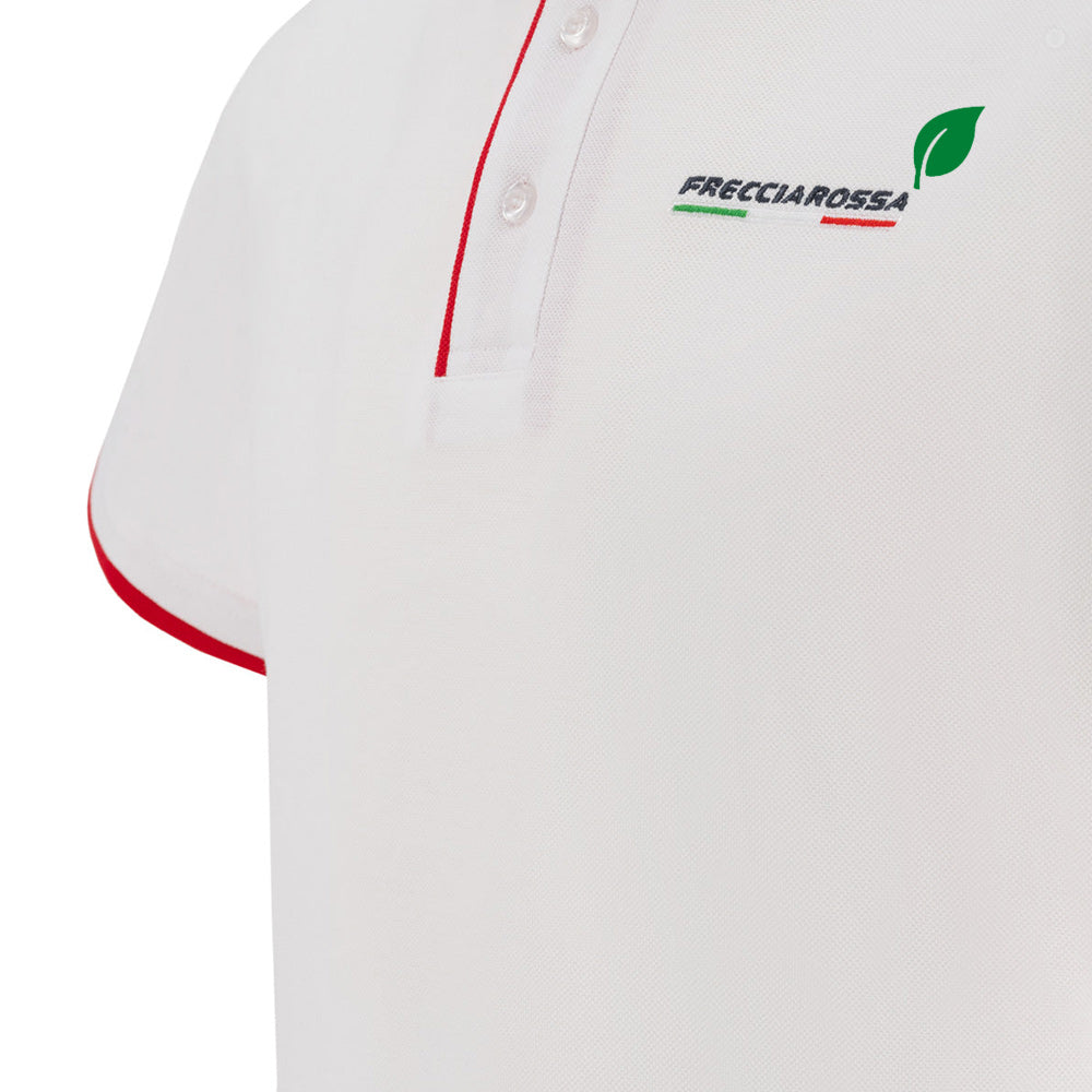 Polo Frecciarossa Uomo Bianca