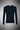 Pullover scollo a v blu scuro misto cachemire
