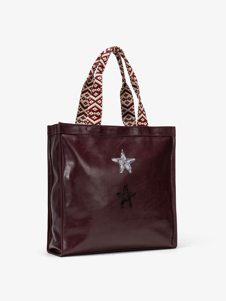 SHOPPING BAG RUBY GLOSSY - STELLA