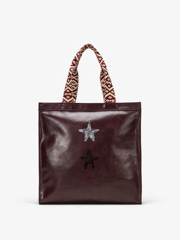 SHOPPING BAG RUBY GLOSSY - STELLA