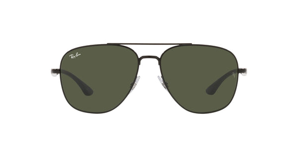 OCCHIALI DA SOLE RAY-BAN RB3683 UNISEX NERI CON LENTI VERDI