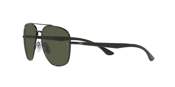 OCCHIALI DA SOLE RAY-BAN RB3683 UNISEX NERI CON LENTI VERDI