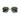 Occhiali Da Sole Polaroid Unisex Squadrati Color Oro Con Lenti Polarizzate Verdi