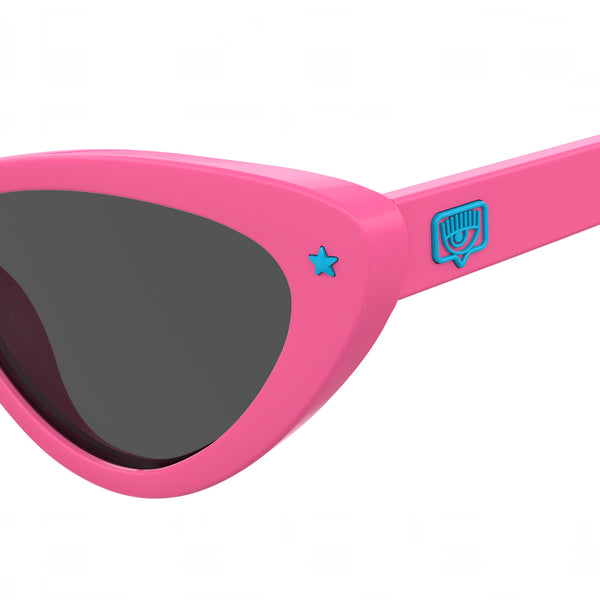 OCCHIALI DA SOLE A FARFALLA SEXY EYE CHIARA FERRAGNI ROSA CON LENTI GRIGIE
