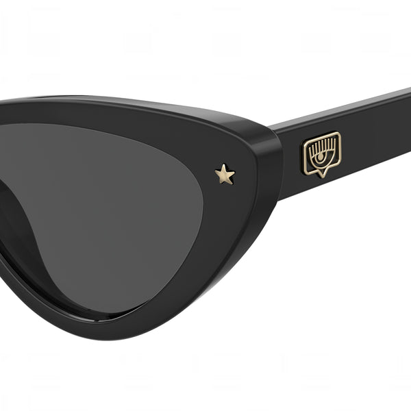 OCCHIALI DA SOLE A FARFALLA SEXY EYE CHIARA FERRAGNI NERI CON LENTI GRIGIE