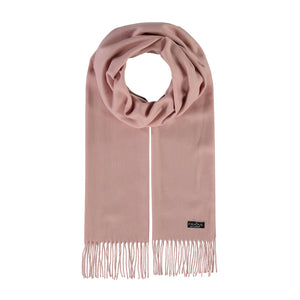 SCIARPA FRAAS CASHMINK® ROSA CON FRANGE