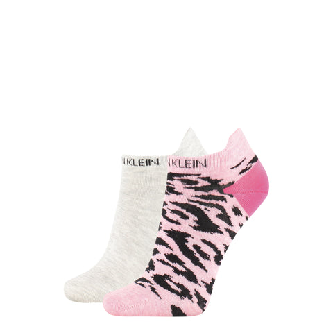 CALZE CK LINER LEOPARD IN CONFEZIONE DA DUE 100001908003999 | Fronte | Salotto Shop