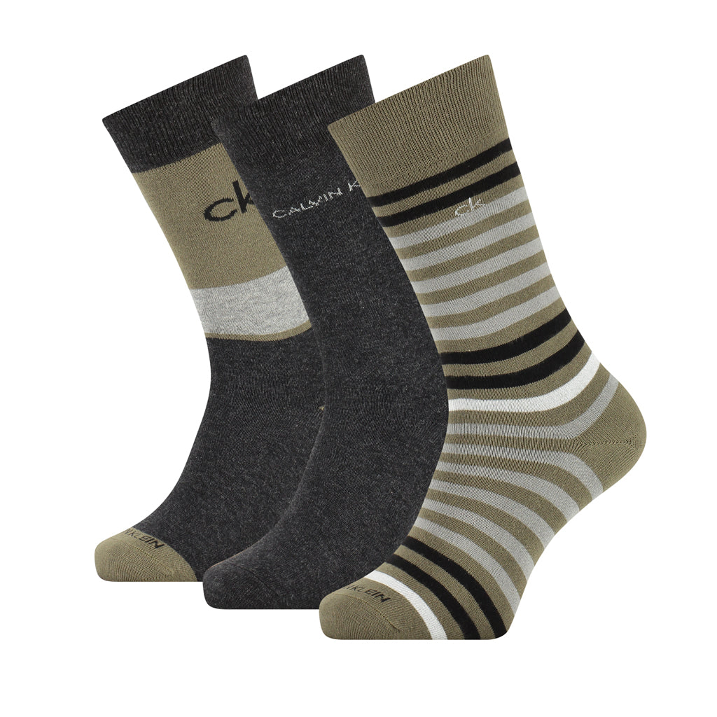 CALZE CK IN CONFEZIONE DA TRE 100003014003999 | Salotto Shop