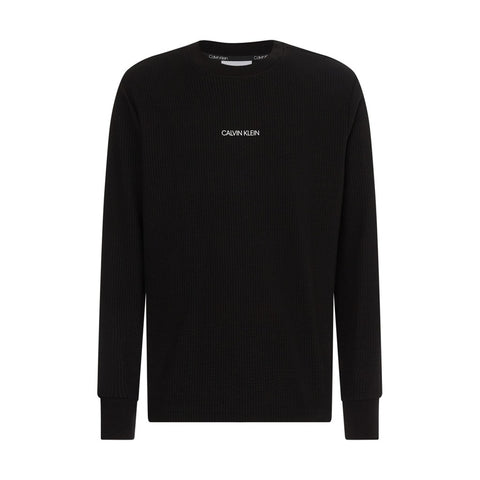 FELPA NERA LIGHTWEIGHT CK-K10K107338BEH_Front | Salotto-Shop