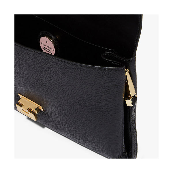 BORSA COCCINELLE ARLETTIS NERO | Dettaglio | Salotto Shop