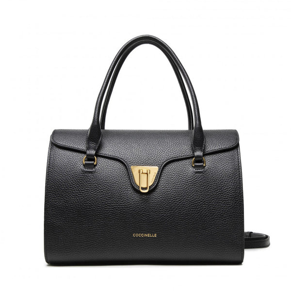 BORSA COCCINELLE BEAT SOFT CON PELLE A GRANA COLORE NERO