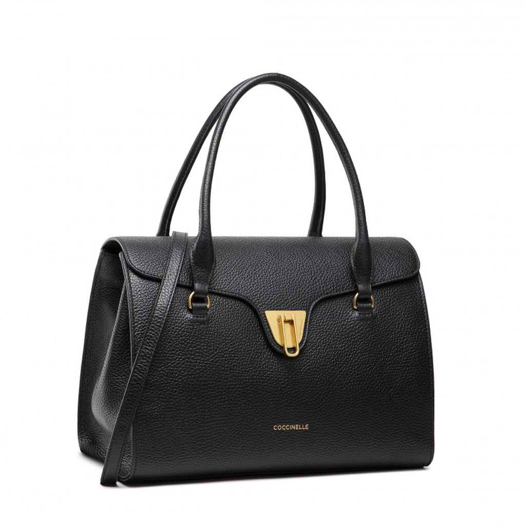 BORSA COCCINELLE BEAT SOFT CON PELLE A GRANA COLORE NERO