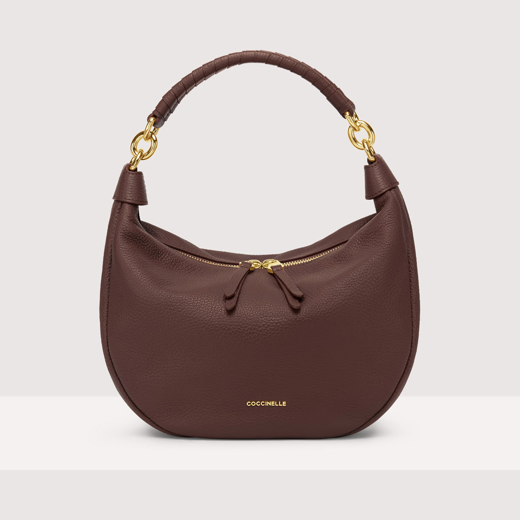 BORSA A SPALLA COCCINELLE MAELODY SMALL COLORE CARRUBA