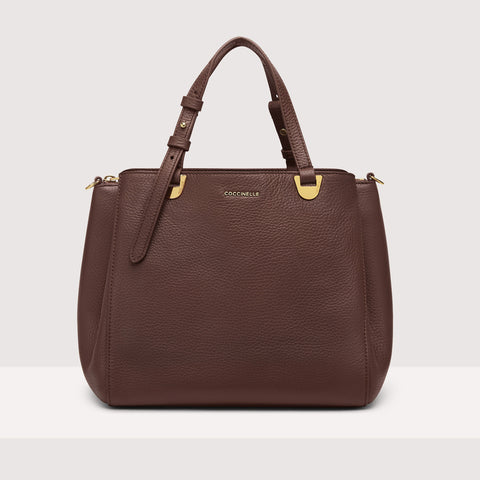 BORSA A MANO COCCINELLE LEA MINI COLORE CARRUBA