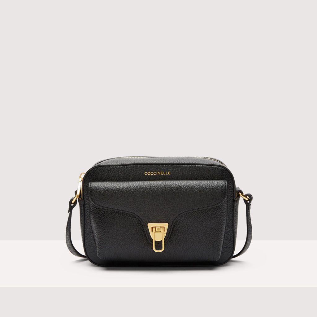 BORSA A TRACOLLA COCCINELLE CAMERA BAG BEAT SOFT MINI COLORE NERO