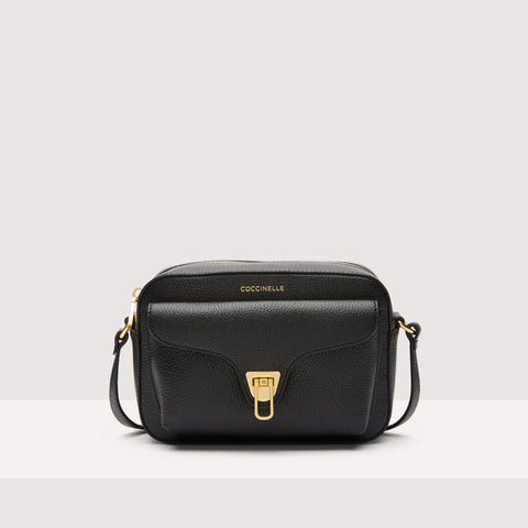 BORSA A TRACOLLA COCCINELLE CAMERA BAG BEAT SOFT MINI COLORE NERO