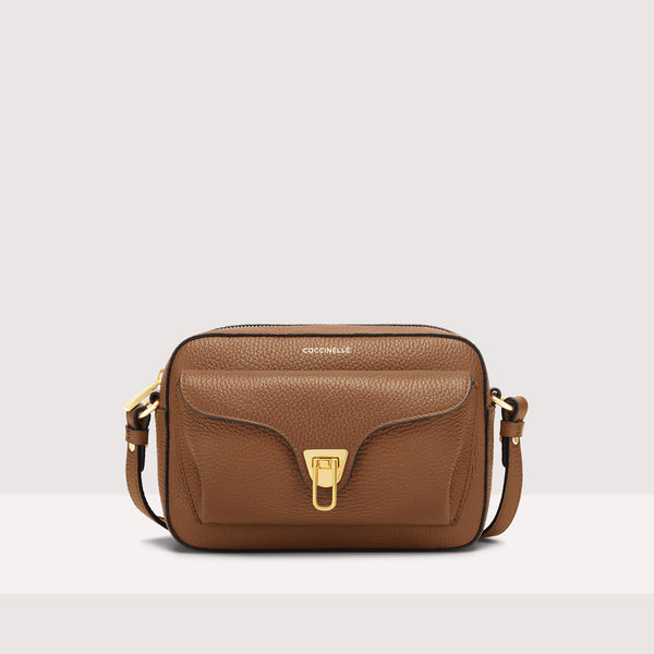 BORSA A TRACOLLA COCCINELLE CAMERA BAG BEAT SOFT MINI COLORE BRULE