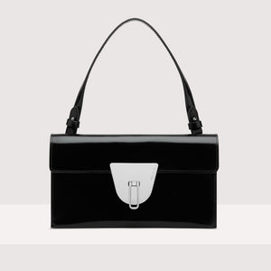 BORSA A MANO/TRACOLLA COCCINELLE NICO SHINY CALF COLORE NERO