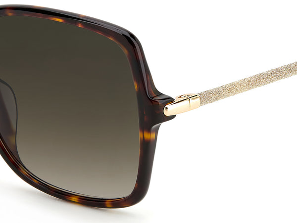 OCCHIALI DA SOLE JIMMY CHOO DONNA SQUADRATI AVANA