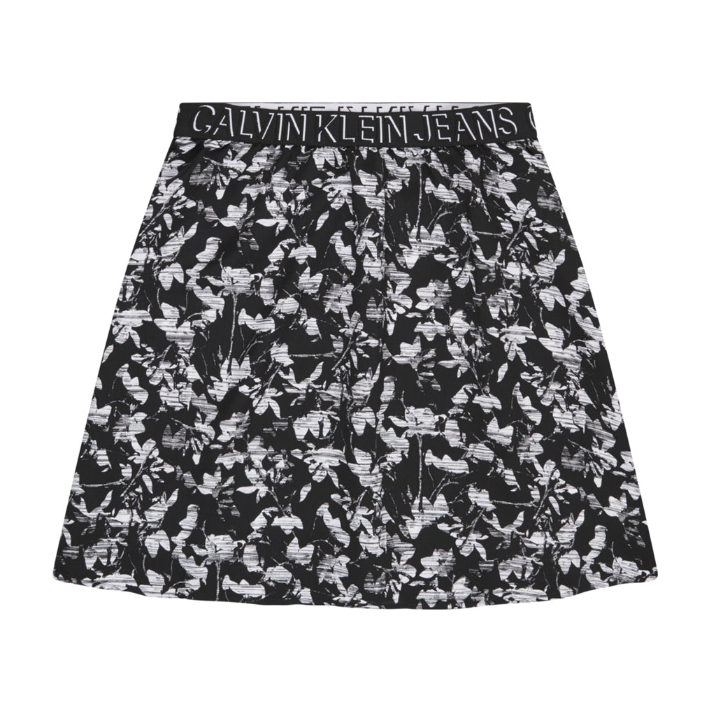 MINIGONNA CALVIN KLEIN CON LOGO IN VITA