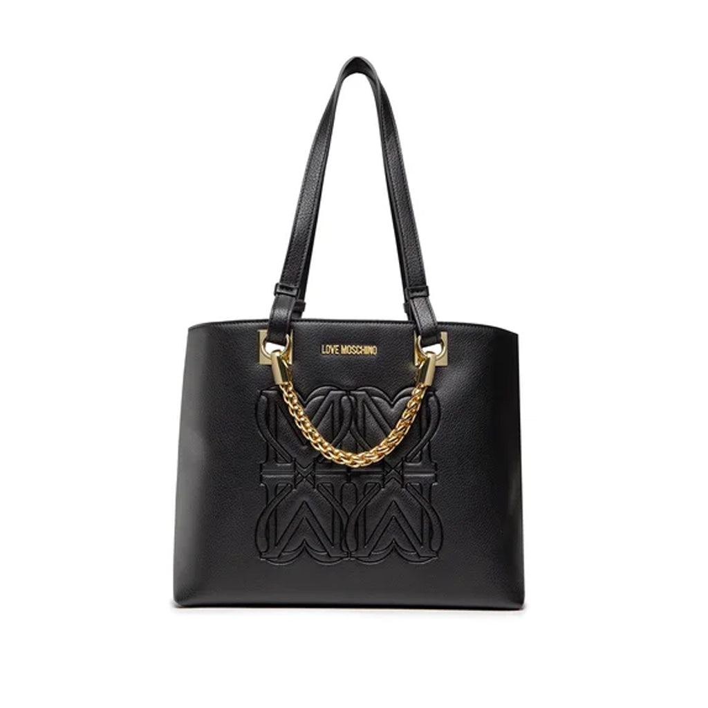 BORSA GRANDE LOVE MOSCHINO COLORE NERO