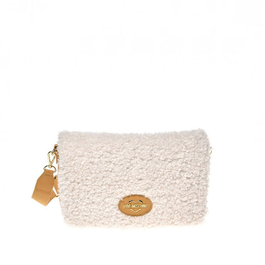 BORSA A MANO/SPALLA LOVE MOSCHINO COLORE BEIGE