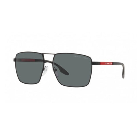 OCCHIALI DA SOLE PRADA LINEA ROSSA LIFESTYLE NERI CON LENTI GRIGIO SCURO