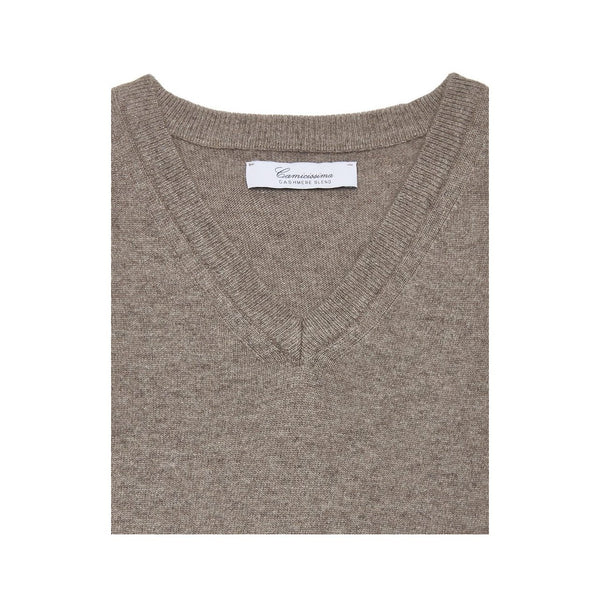 PULLOVER CAMICISSIMA CPMCVHABG00SW80LIGHTBROWN | Dettaglio | Salotto Shop