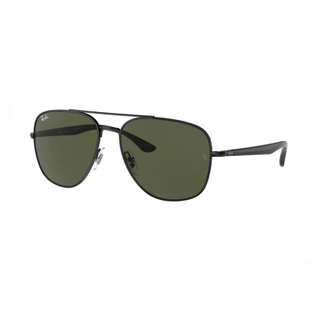 OCCHIALI DA SOLE RAY-BAN RB3683 UNISEX NERI CON LENTI VERDI