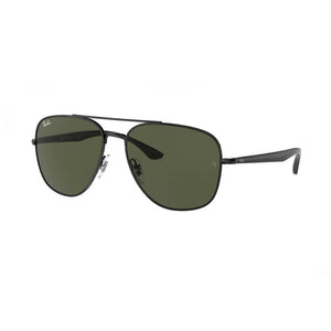 OCCHIALI DA SOLE RAY-BAN RB3683 UNISEX NERI CON LENTI VERDI