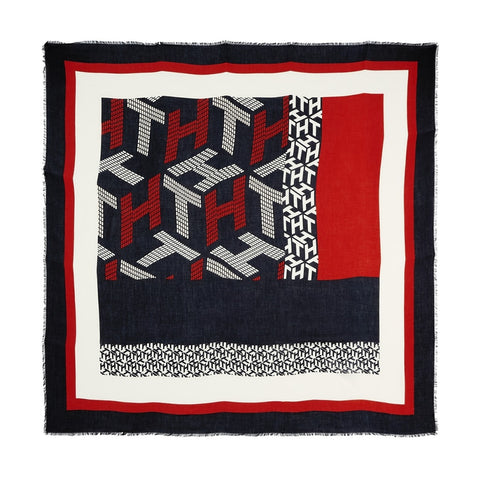 FOULARD MONOGRAMMA TH AW0AW100650MS Front - Salotto Shop