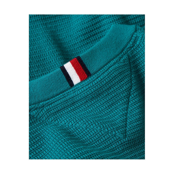 MAGLIA PULLOVER VERDE TH MW0MW18595-MS5 Logo - Salotto Shop