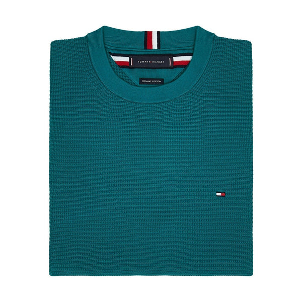 MAGLIA PULLOVER VERDE TH MW0MW18595-MS5 Neck - Salotto Shop