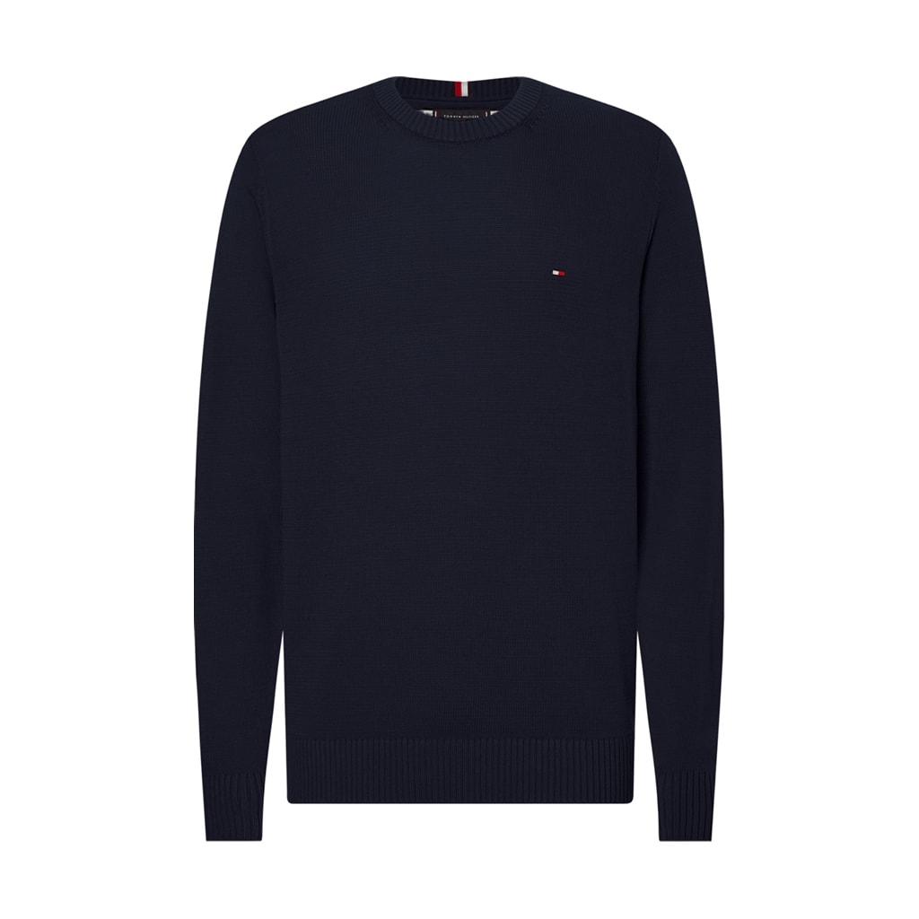 MAGLIA PULLOVER BLU TH MW0MW18598-DW5 Front - Salotto Shop