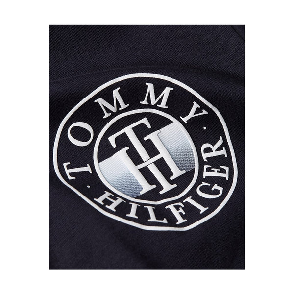 T-SHIRT CON LOGO SFUMATO BLU TH MW0MW18731-DW5 Logo - Salotto Shop