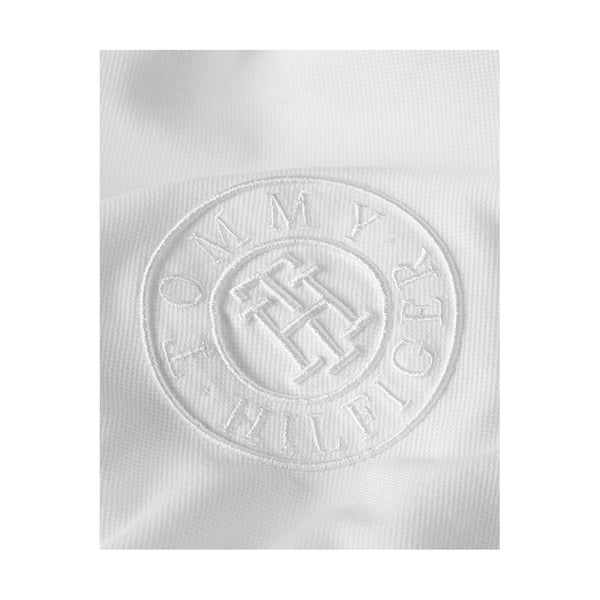 POLO REGULAR FIT BIANCA TH MW0MW19081-YBR Logo - Salotto Shop