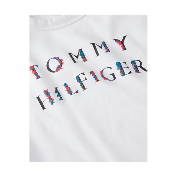 T-SHIRT BIANCA TH WW0WW31187 - YBR Logo - Salotto Shop