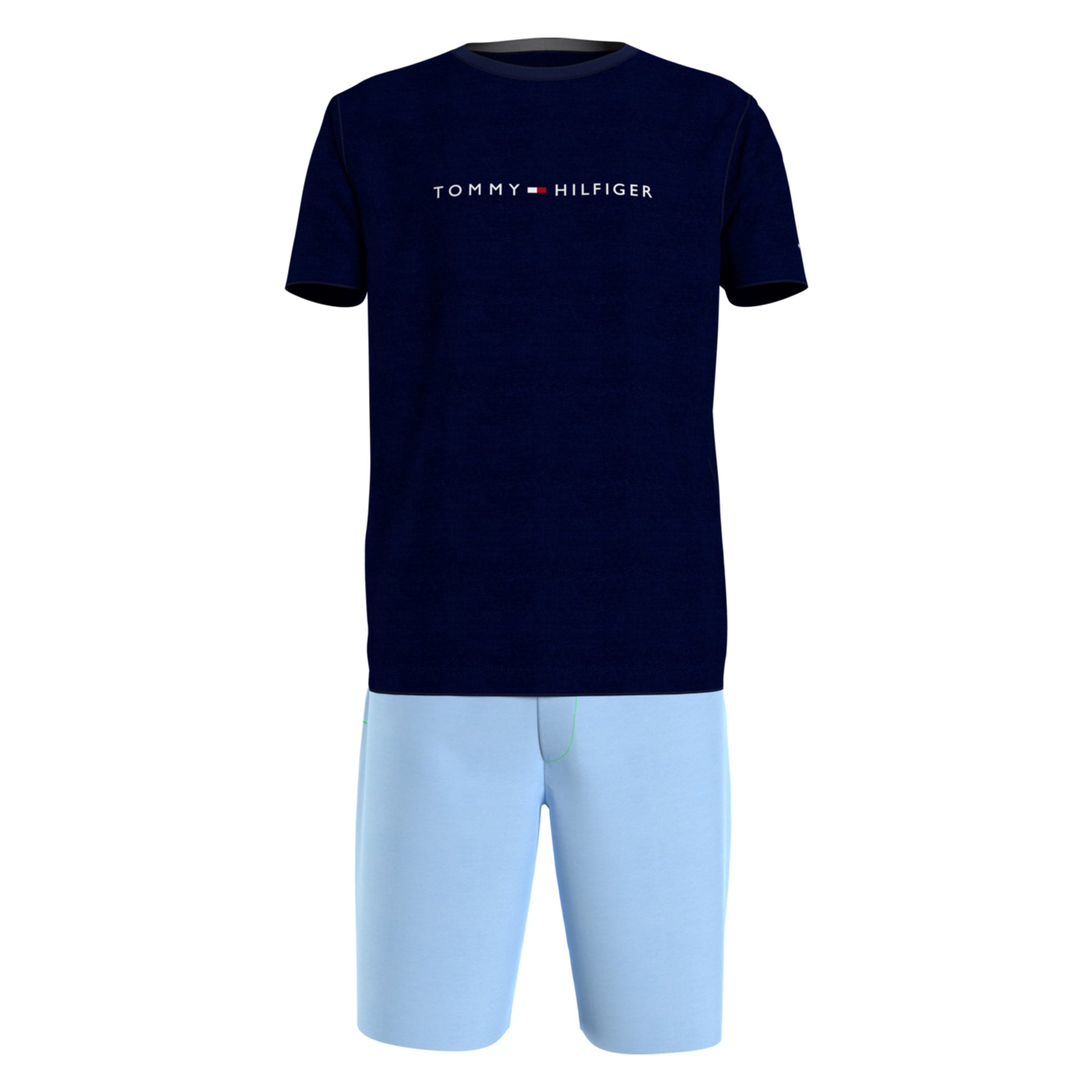 TOMMY HILFIGER PIGIAMA DESERT SKY/LUMINOUS BLUE