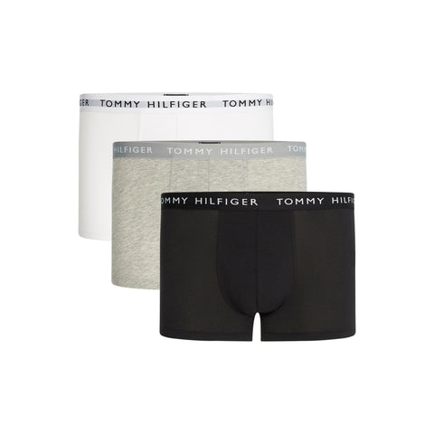 TOMMY HILFIGER BOXER PACK RECICLED ESSENTIAL BIANCO/GRIGIO/NERO