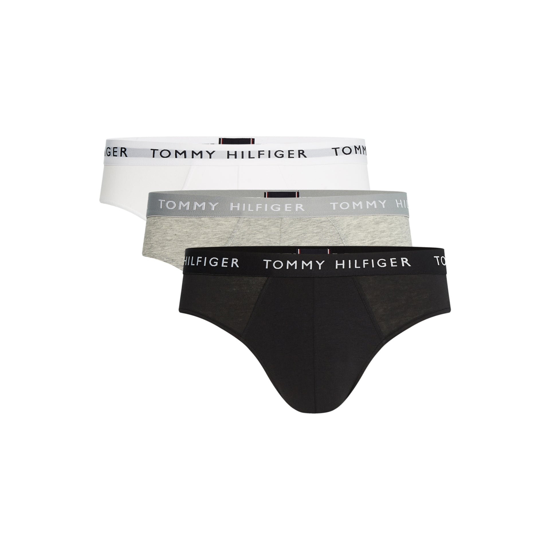 TOMMY HILFIGER SLIP PACK RECYCLED ESSENTIAL BIANCO/GRIGIO MELANGE/NERO