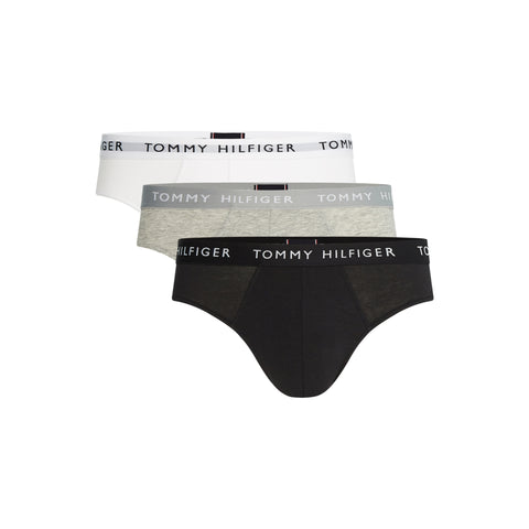 TOMMY HILFIGER SLIP PACK RECYCLED ESSENTIAL BIANCO/GRIGIO MELANGE/NERO
