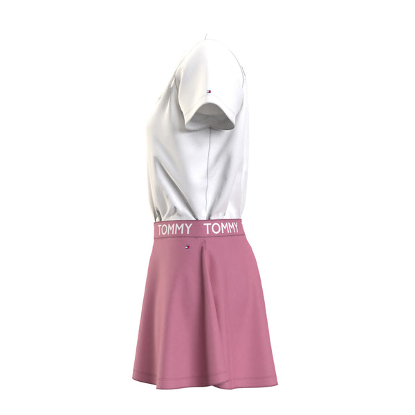 TOMMY HILFIGER PIGIAMA DONNA WHITE/HAMPTONS PINK