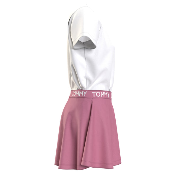 TOMMY HILFIGER PIGIAMA DONNA WHITE/HAMPTONS PINK