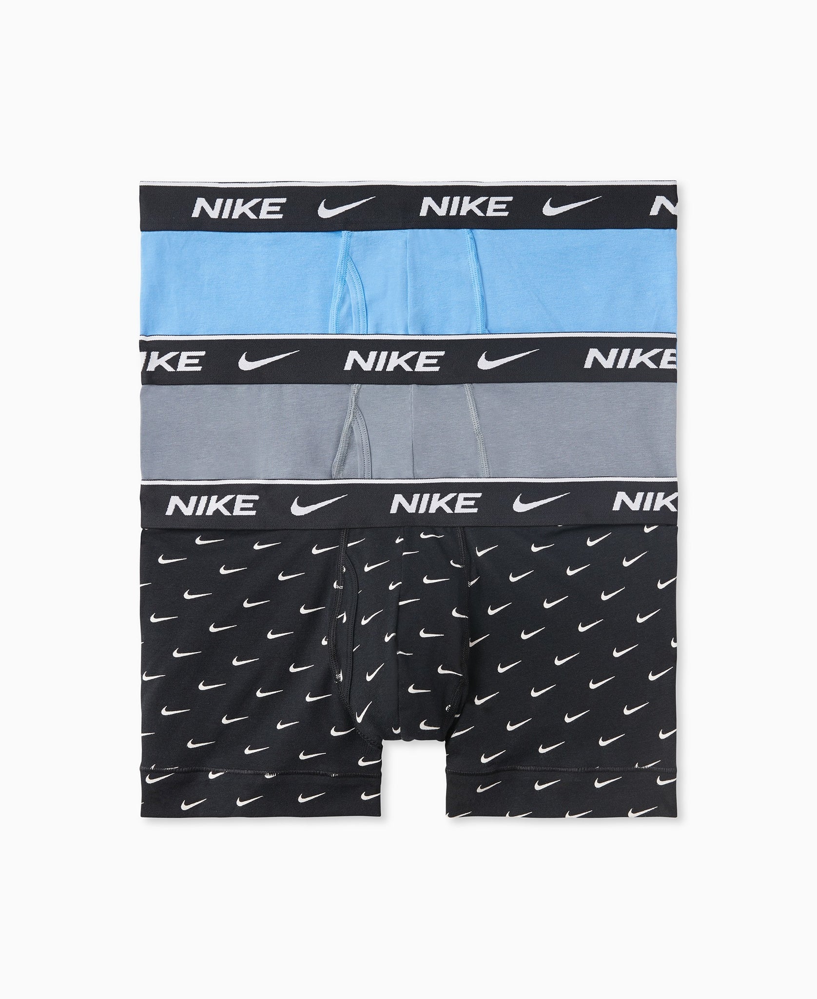 BOXER NIKE TRUNK IN CONFEZIONE DA TRE 0000KE10089JI | fronte indossato | Salotto shop